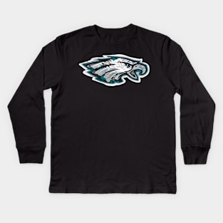 Eagles defaced edition Kids Long Sleeve T-Shirt